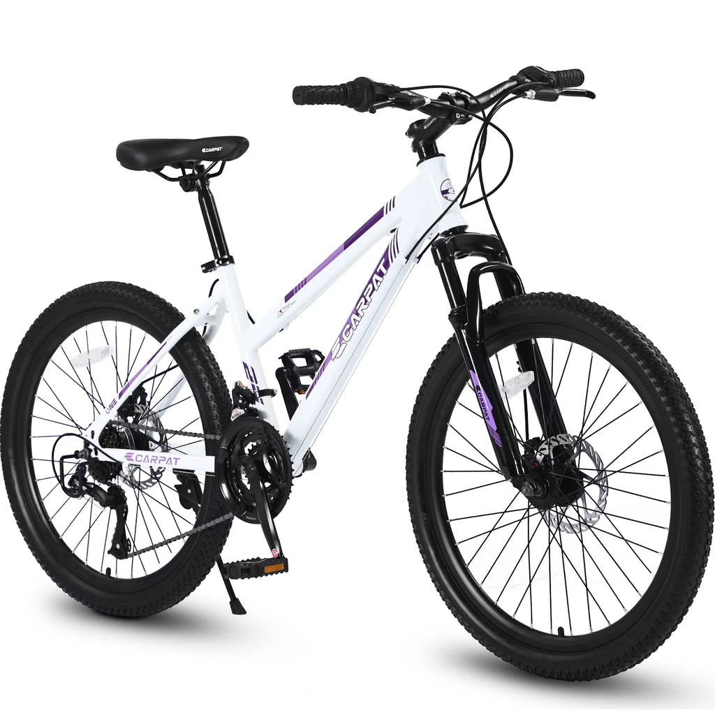 24 inch Kids Mountain Bike with Disc Brakes & 21 Speed E494