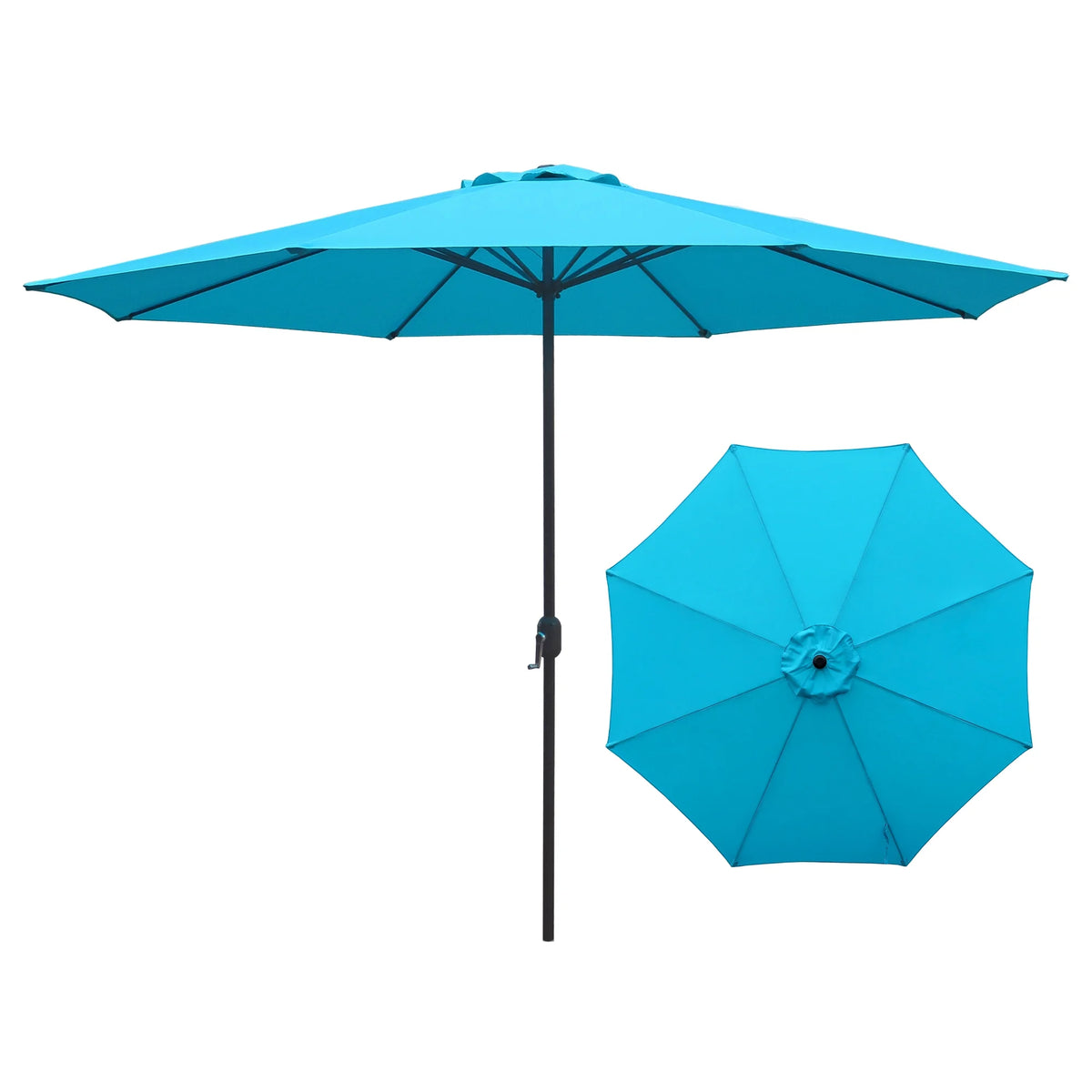 11ft Patio Umbrella with Crank W198