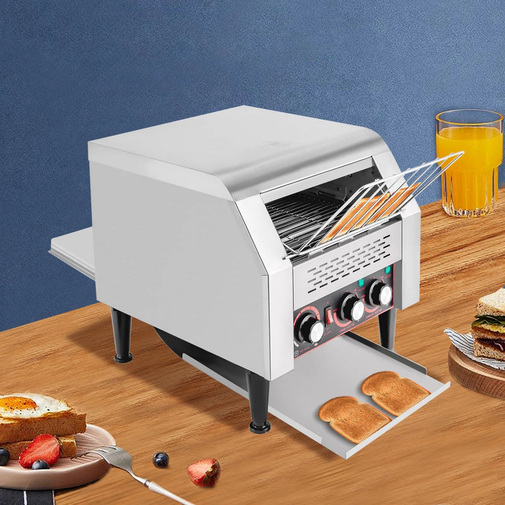 Commercial Conveyor Toaster, Stainless Steel with 2 Heating Modes S7933
