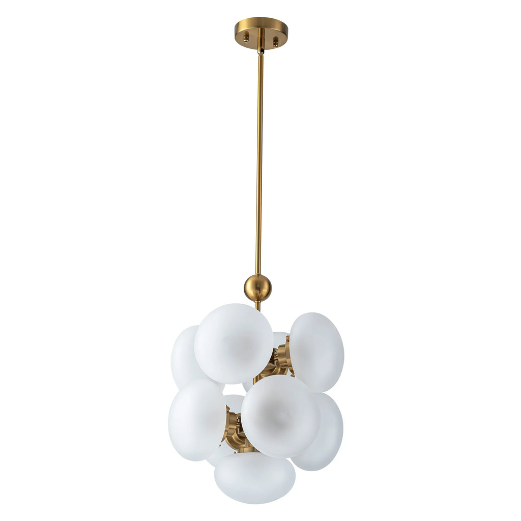 9-Light Globe Cluster Chandelier O583252