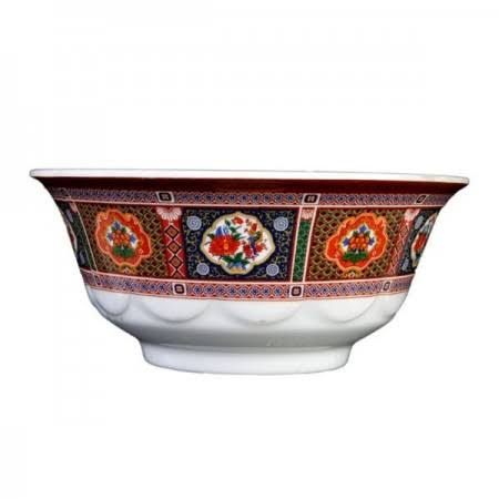 Peacock Melamine Scalloped Bowl 34 oz. L7506