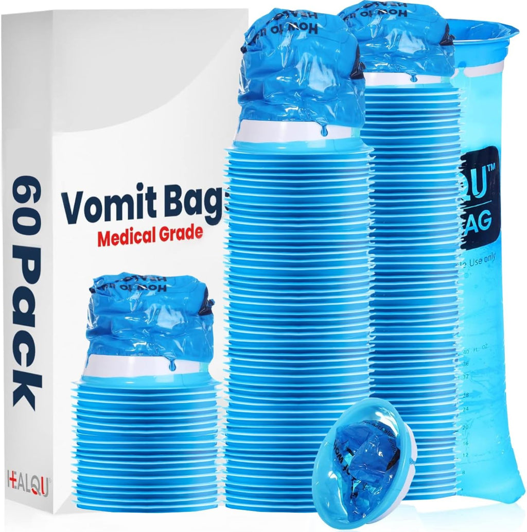60 Pack 1000ml Disposable Medical Grade Vomit Bags M291