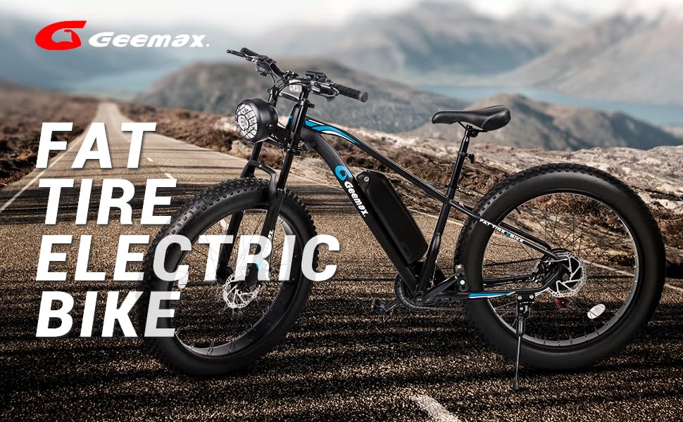 26" x 4.0 Fat Tire Electric Bike, 1000W Peak 1500W 48V 15.6Ah Lithium Battery, 35MPH, 21-Speed Z985409