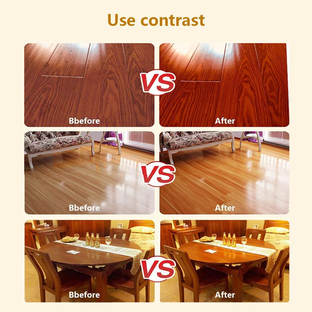 2Pcs Natural Beeswax Wood Furniture Cleaner and Polish H61572