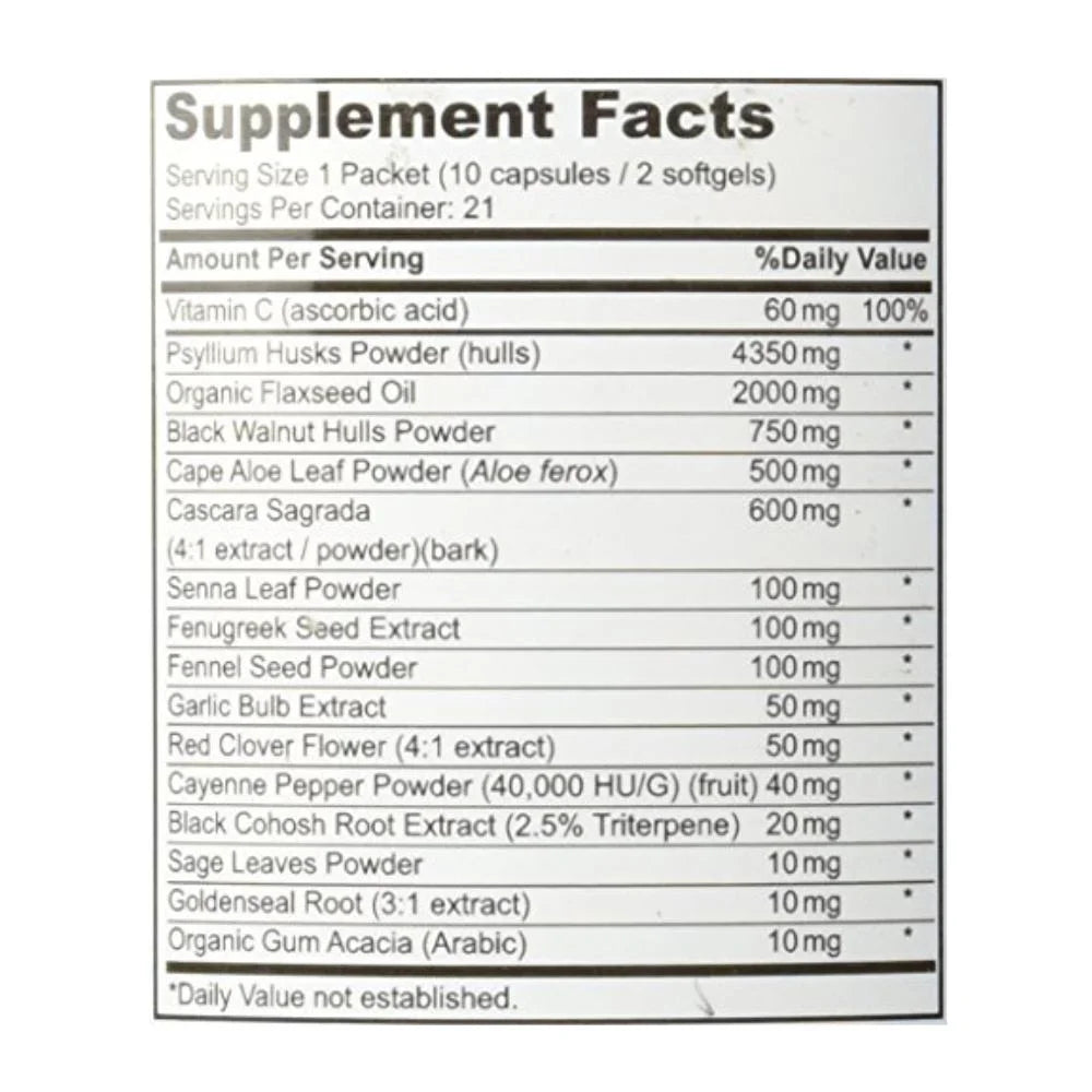 7 Day Colon Cleanse G105