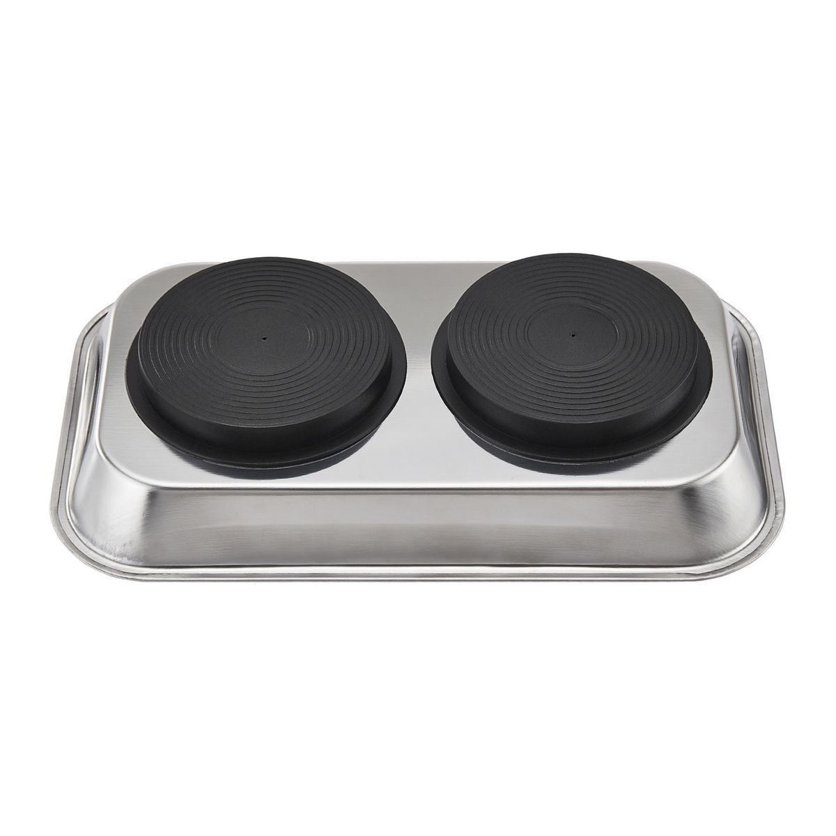 9-1/2 in. x 5-1/2 in. Magnetic Stainless Steel Parts Tray Y90411