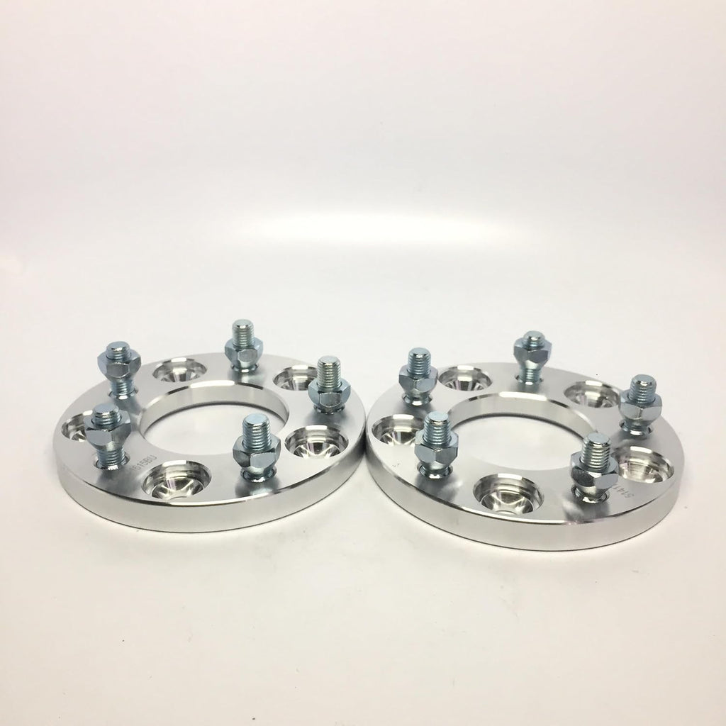 2 Pieces 15mm Wheel Adapters 5x100 Hub to 5x114.3 12x1.5 Studs 67.1mm Center Bore Q764