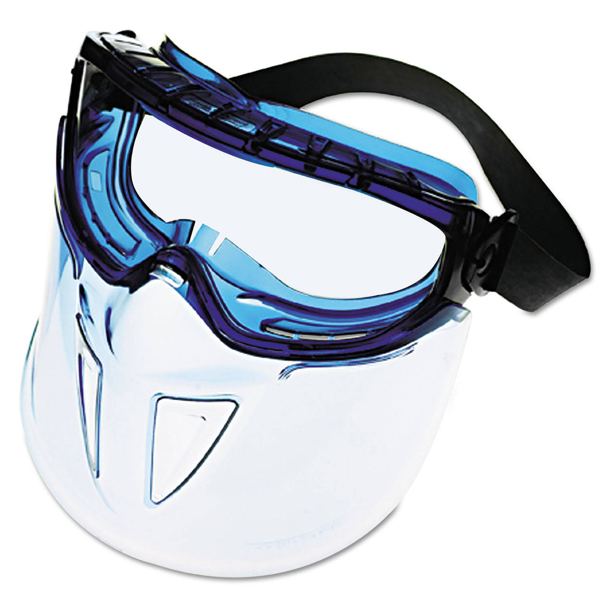 Blue Frame Clear Lens Face Shield Z92097