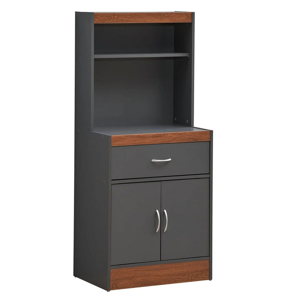 54" 2-Door 1-Drawer Wooden Kitchen Cabinet J660
