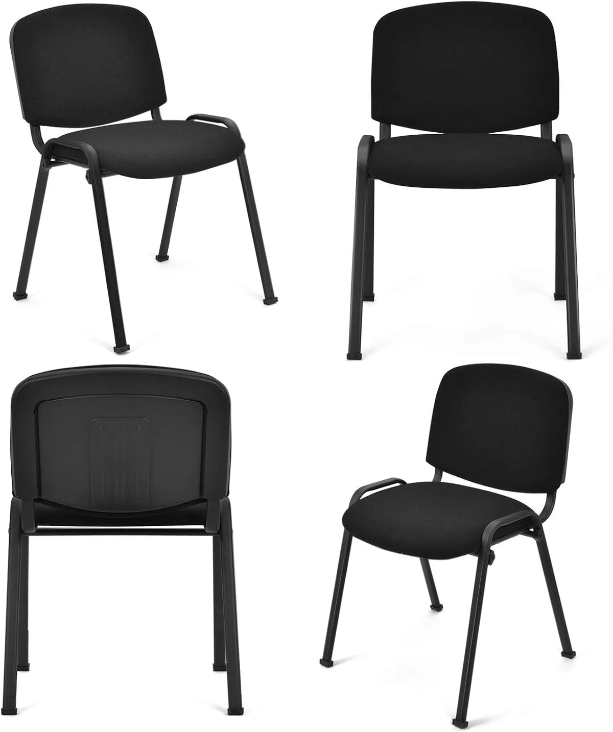 5 PCS Ergonomic Stackable Office Chairs Set D68345