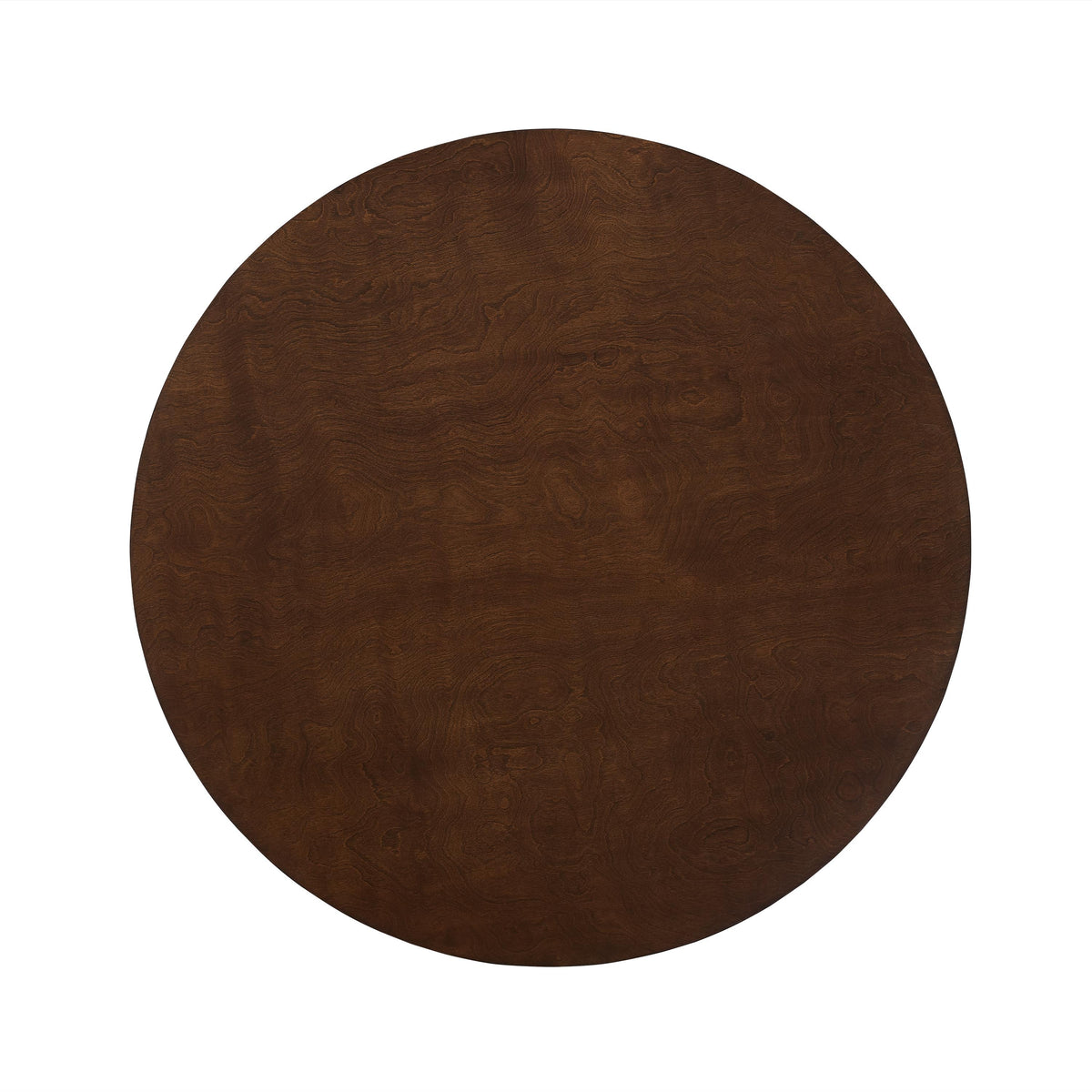 Mahogany Wood Round Dining Table I68309