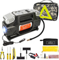 Portable 12V Heavy Duty Metal Tire Inflator 150PSI Air Compressor G46605