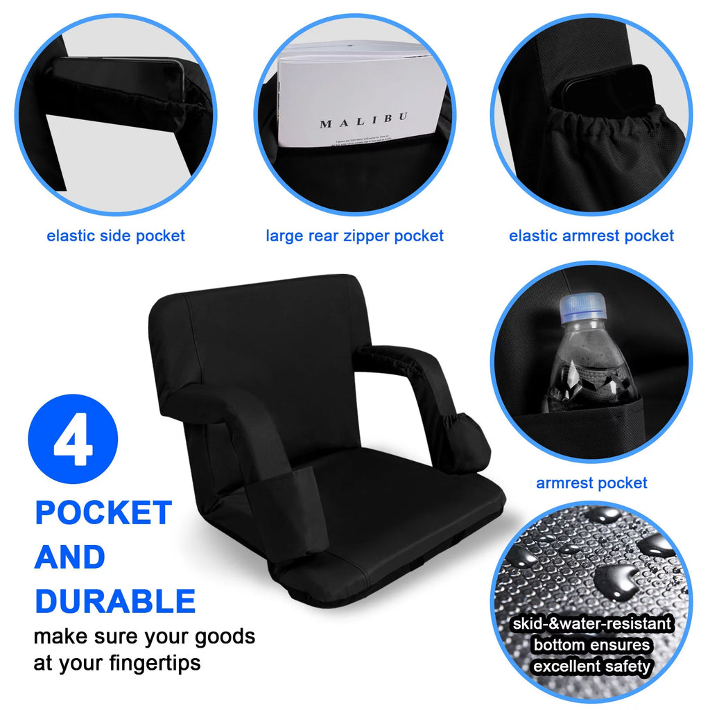 24.4" Wide Stadium Seat with Back Support J951546