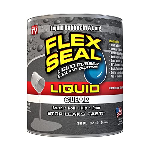 Clear Liquid Rubber Coating Sealant, 32 oz I224806