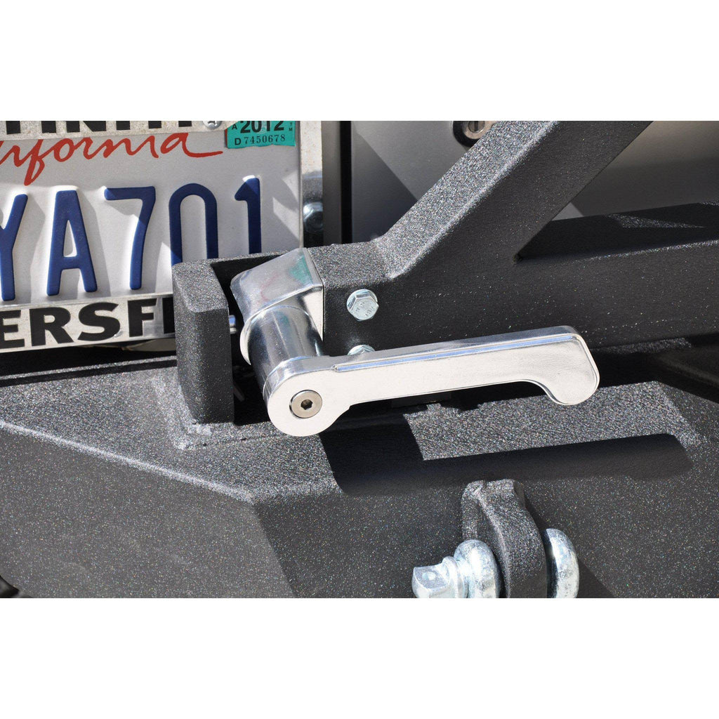 Black Rear Bumper with Tire Carrier W6299