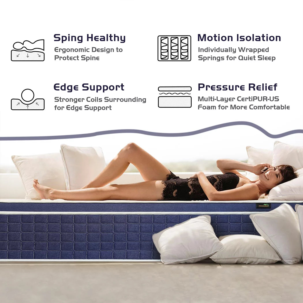 14 inch Hybrid Queen Mattress U925