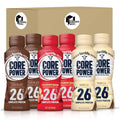 High Protein Shakes 26 Grams 14 Oz. Chocolate Vanilla Strawberry, 6 Pack F608530
