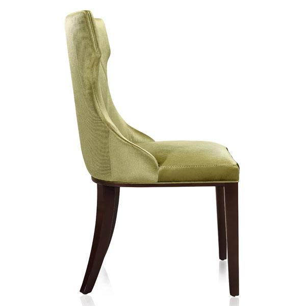 Velvet Dining Chair Set of 2 Grey L157553