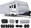 34'1 - 37' Breathable Waterproof RV Cover with Tire Covers Y39104
