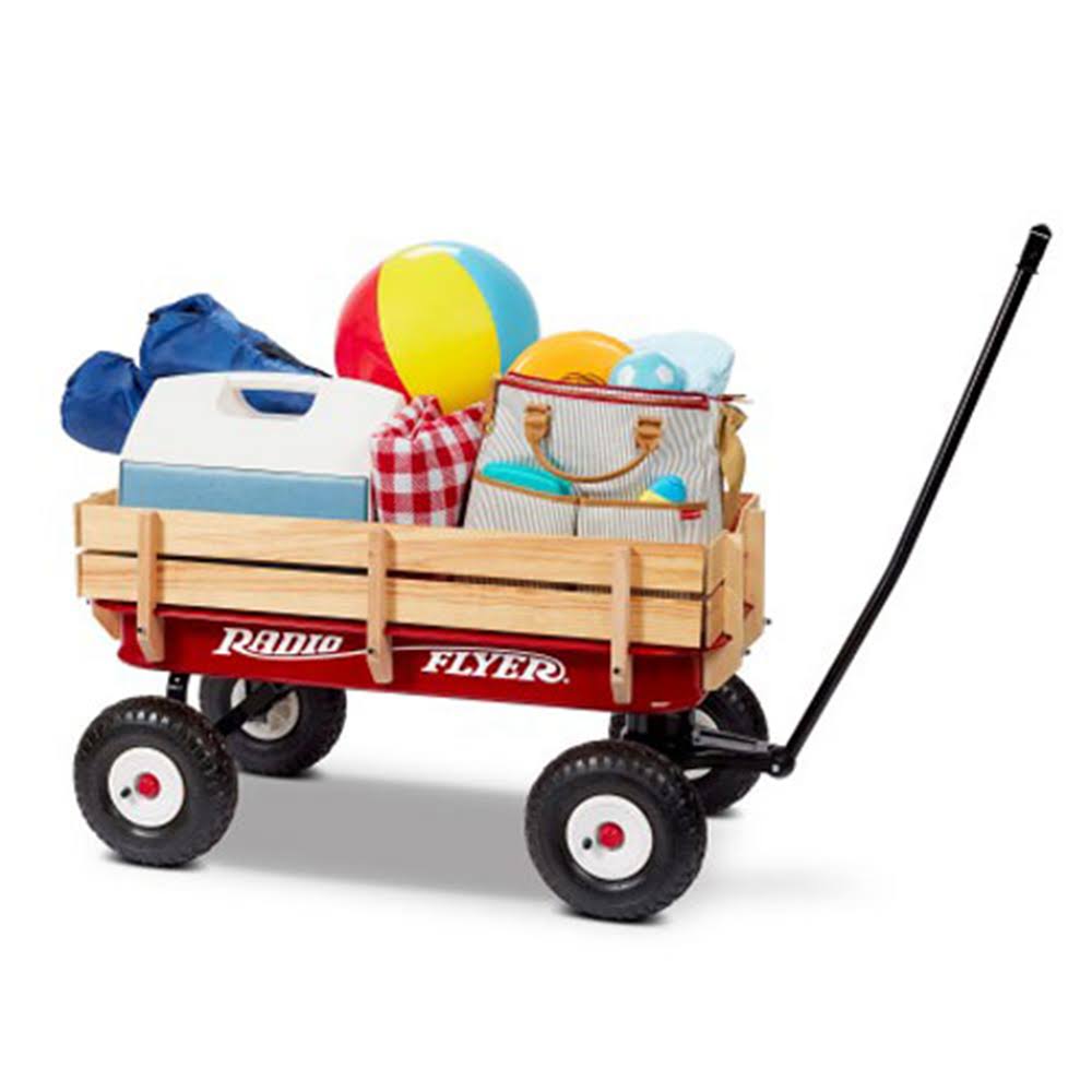 Full Size All Terrain Steel & Wood Wagon (2 Pack) S831584