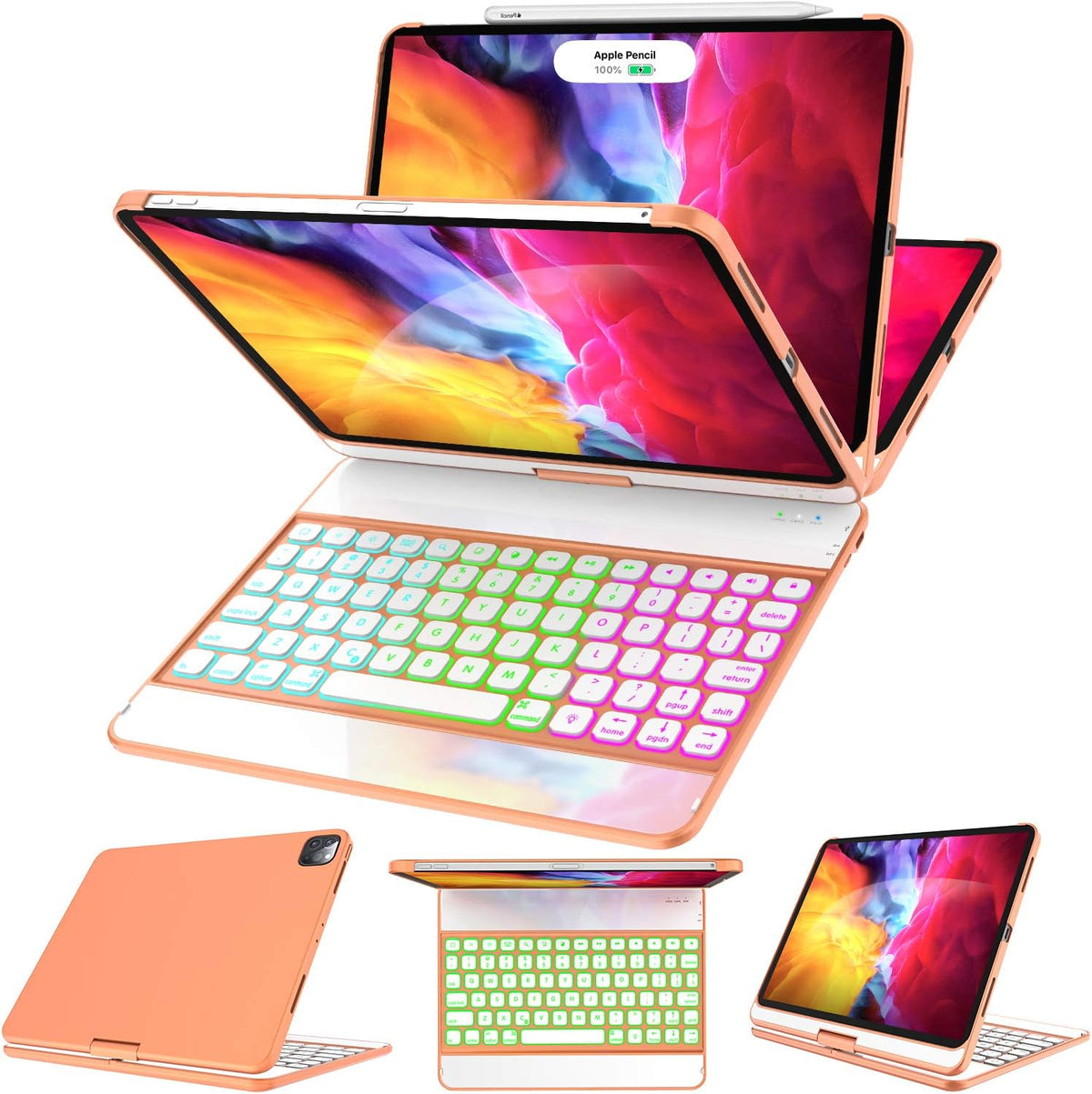 Black Keyboard Case for iPad Air 5th/4th Gen, iPad Pro 11 inch C87432