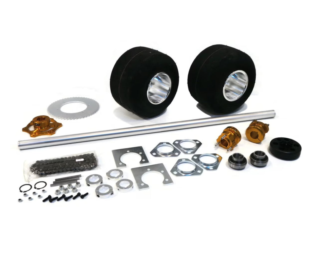 36 Inch Shaft Kit for Drift Trike Bikes with Bearing Hanger & Race Hubs V57215