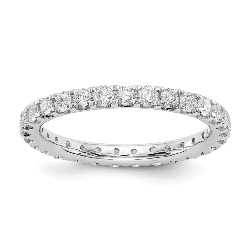 14K White Gold Eternity Diamond Ring D48197
