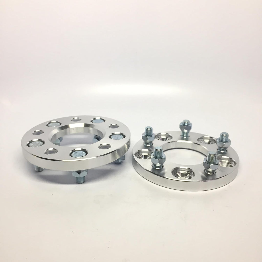2 Pieces 15mm Wheel Adapters 5x100 Hub to 5x114.3 12x1.5 Studs 67.1mm Center Bore Q764