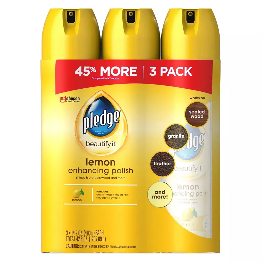Lemon Furniture Polish 3 pk Z380