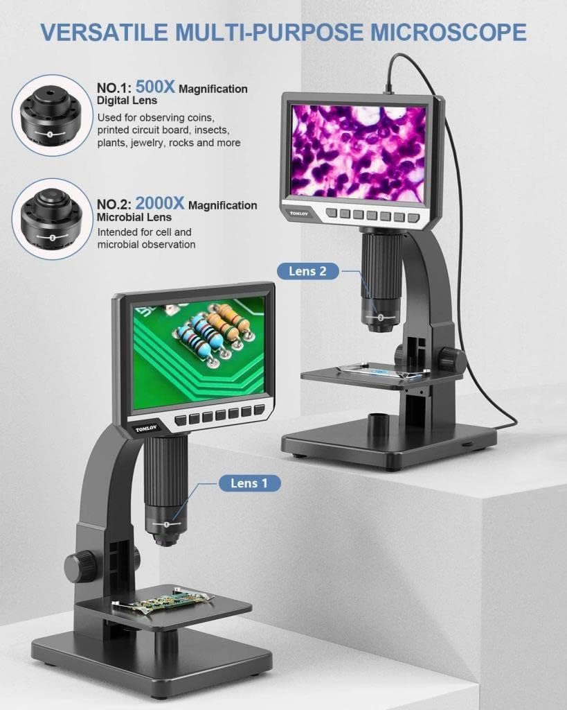 LCD Digital Microscope 2000X 12MP D7856