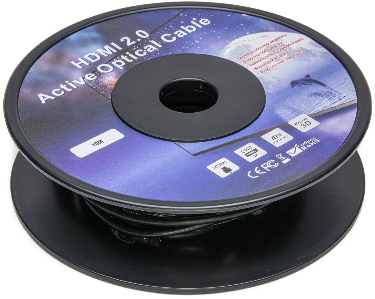 18Gbps Active Optical Fiber 4K UltraHD HDMI Cable 30 Meters X942419