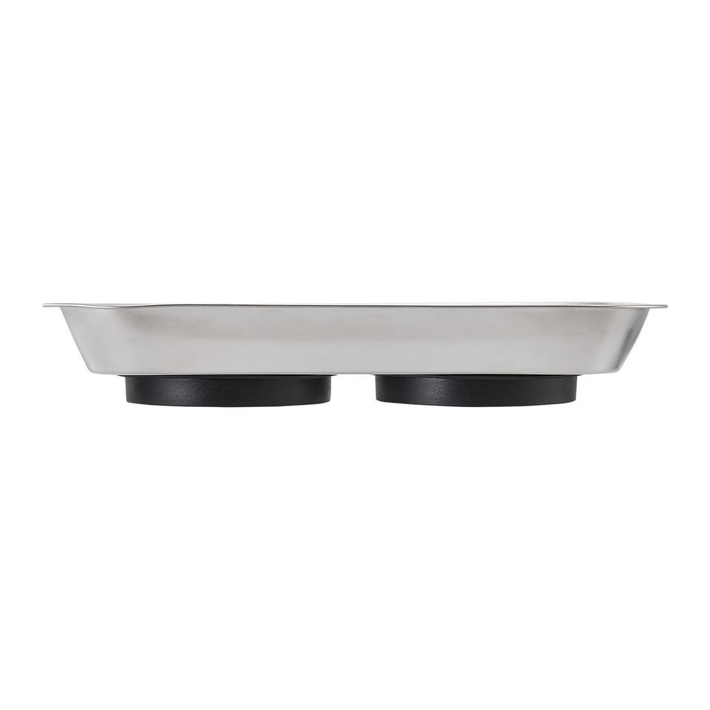 9-1/2 in. x 5-1/2 in. Magnetic Stainless Steel Parts Tray Y90411