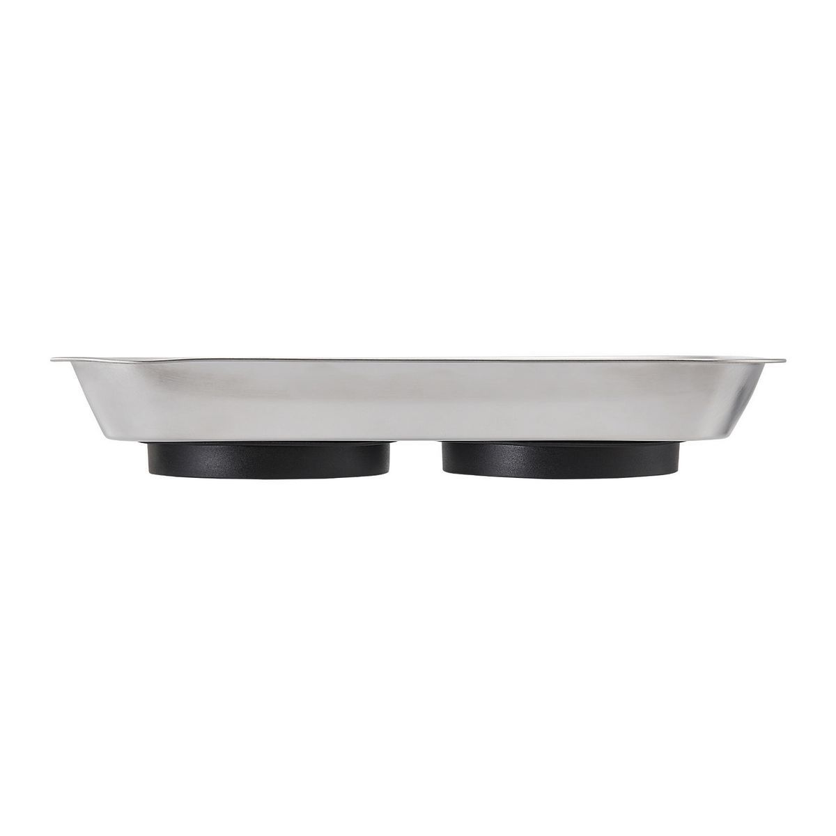 9-1/2 in. x 5-1/2 in. Magnetic Stainless Steel Parts Tray Y90411