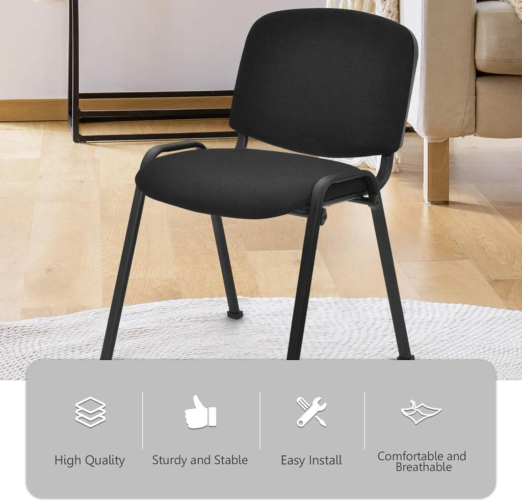 5 PCS Ergonomic Stackable Office Chairs Set D68345