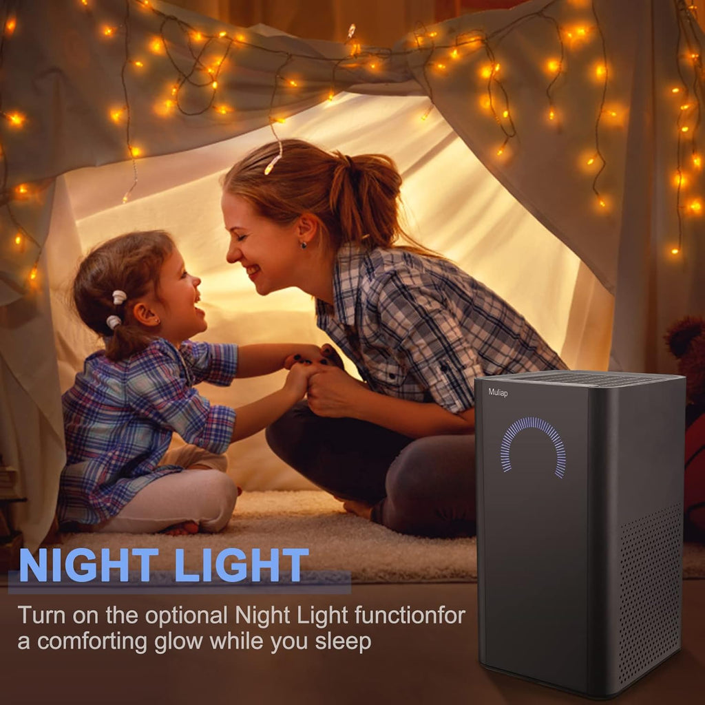 Black H13 True HEPA Air Purifier K618