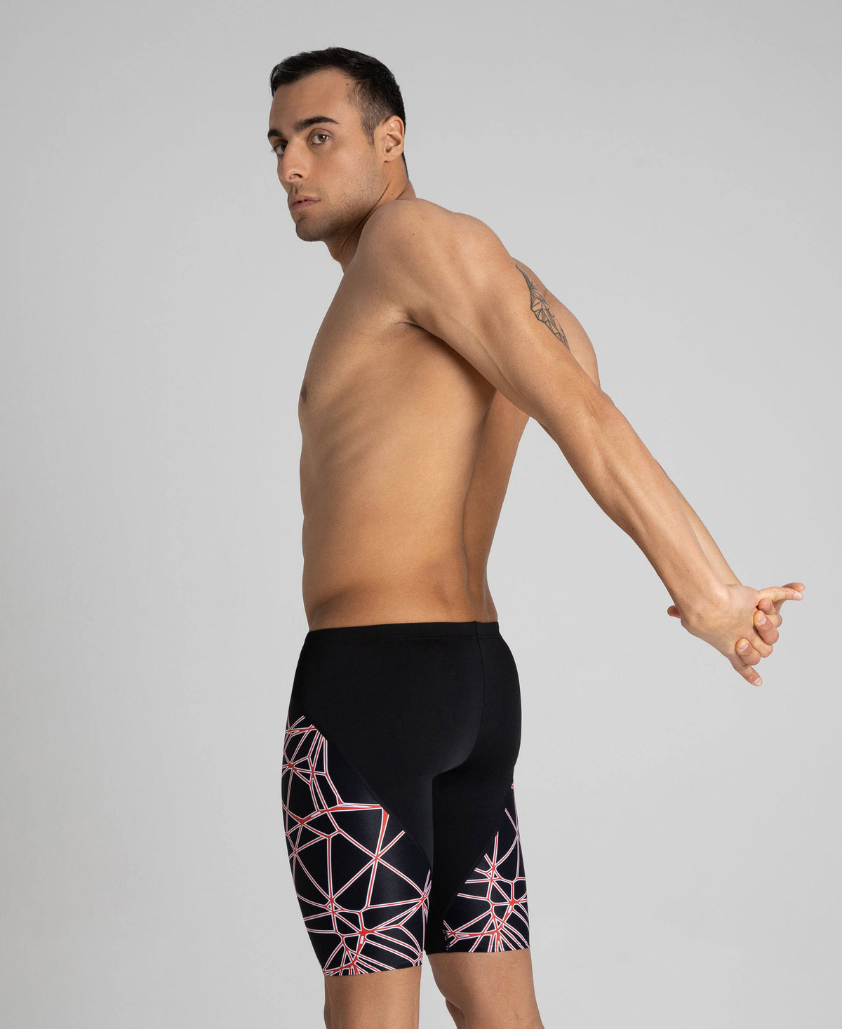Navy/Neon Blue Jammer Swimsuit V183295