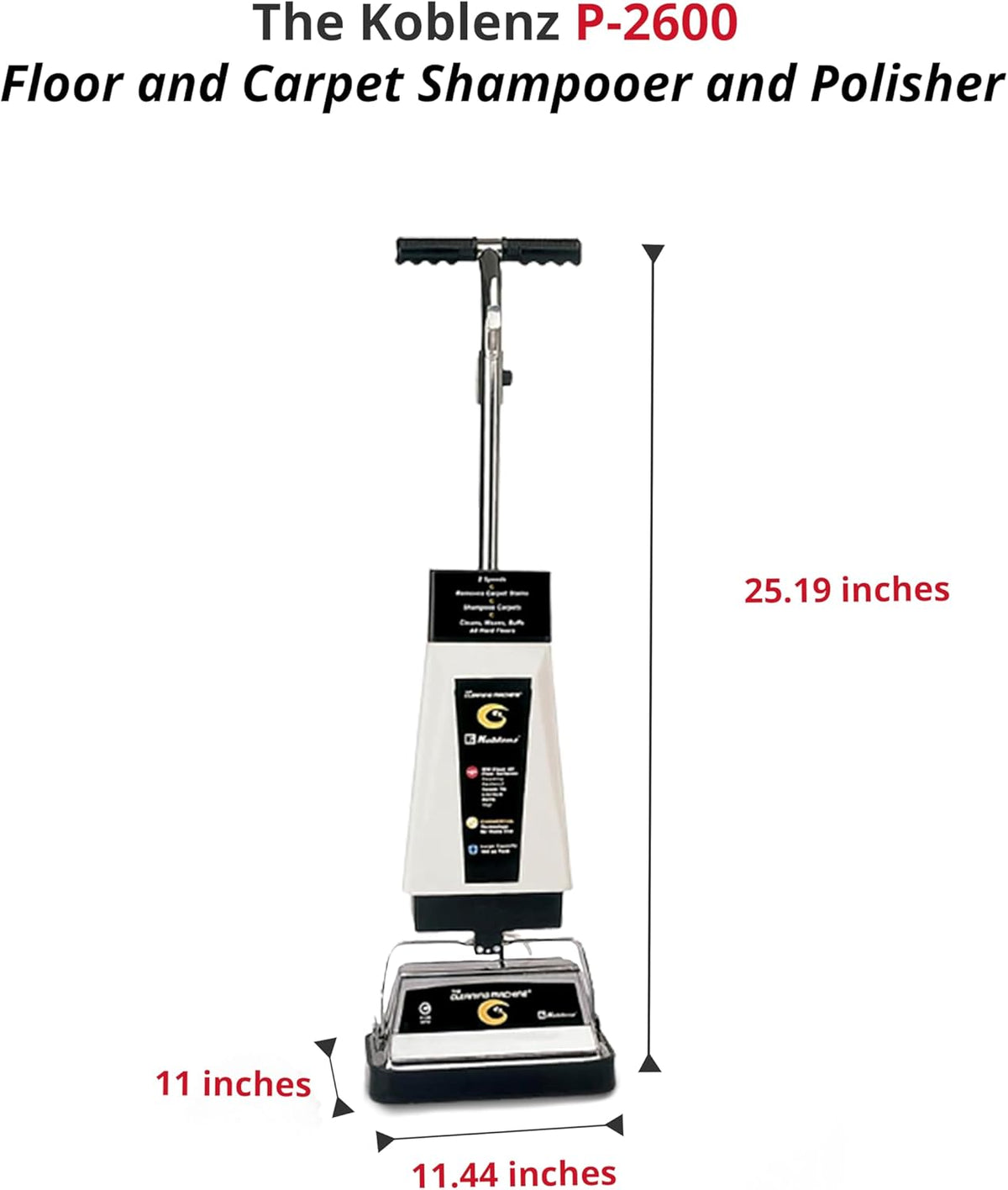 Commercial Floor and Carpet Shampoo Polisher D5646