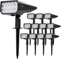 Solar Powered Waterproof Landscape Spotlights 10 Pack S193227