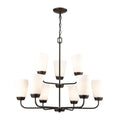9-Light Oil Rubbed Bronze Chandelier V844844