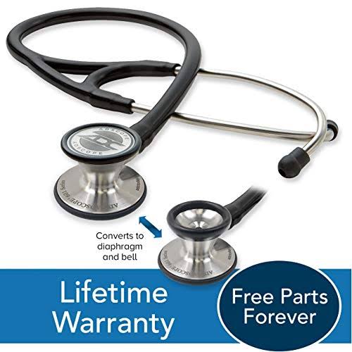 Black Convertible Cardiology Stethoscope L989706