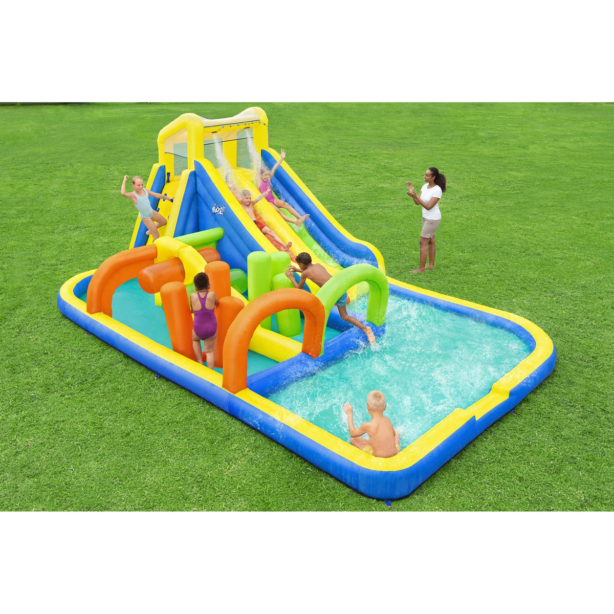 Inflatable Outdoor Water Park with Air Blower H64432