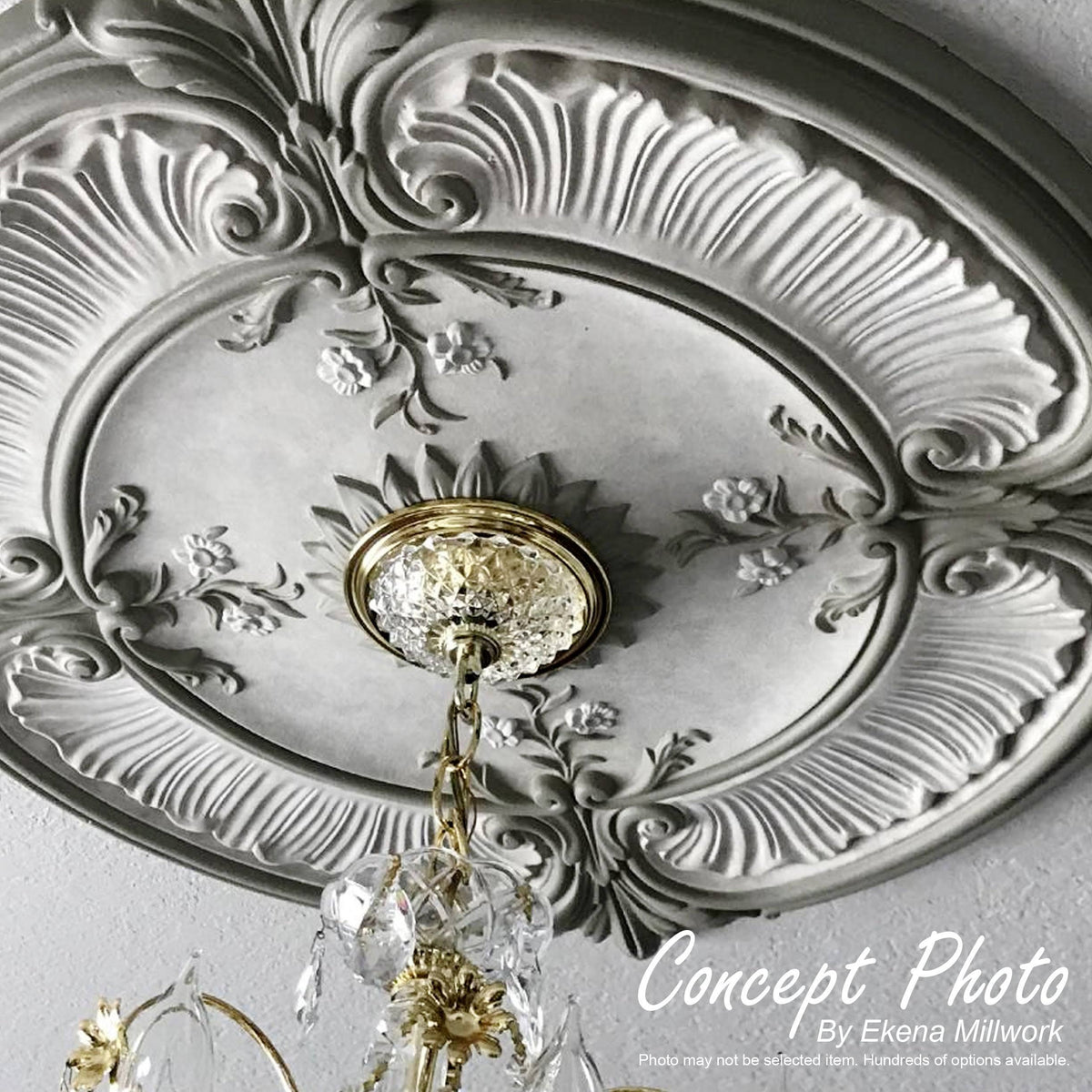 Bronze Hand-Painted Ceiling Medallion H637172