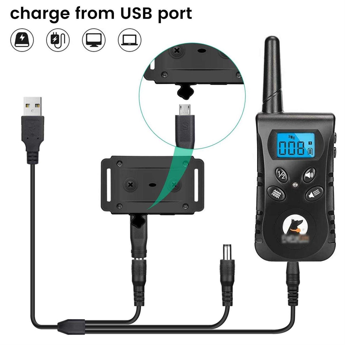 Shock Collar Charger Replacement Y88401