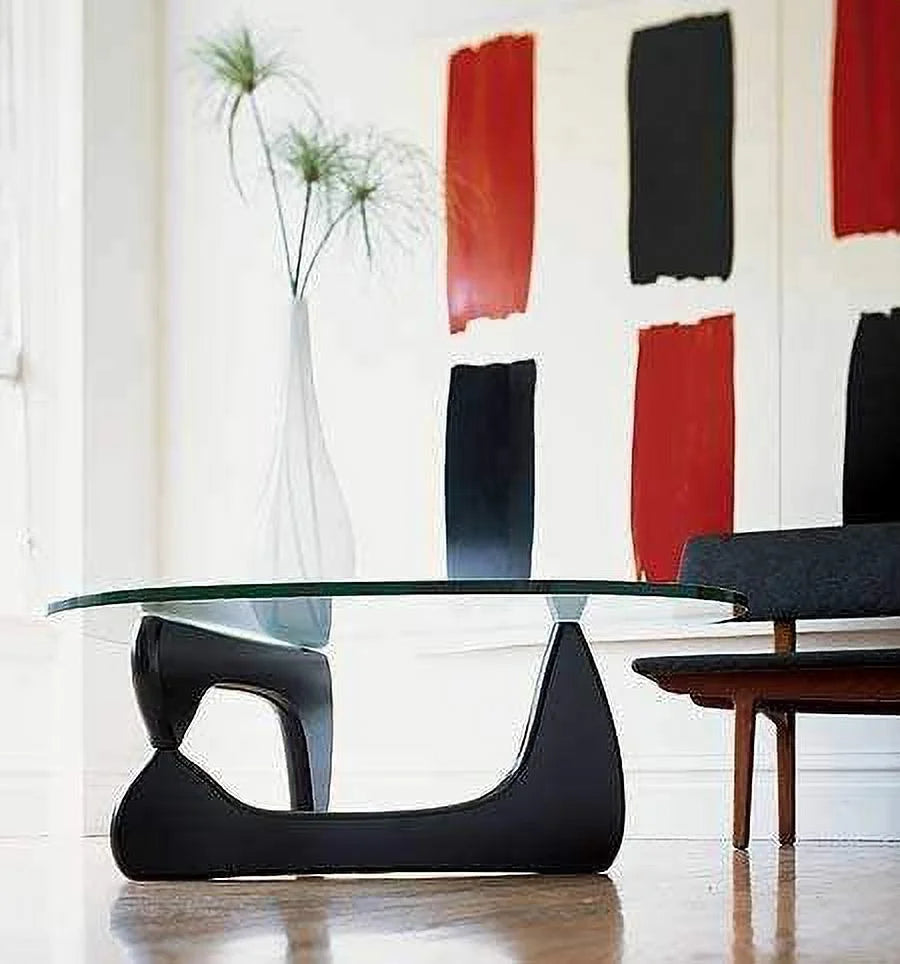 Modern Triangle Coffee Table Feet Only 2 Pieces Interlocking Solid Ash Wood Base D332