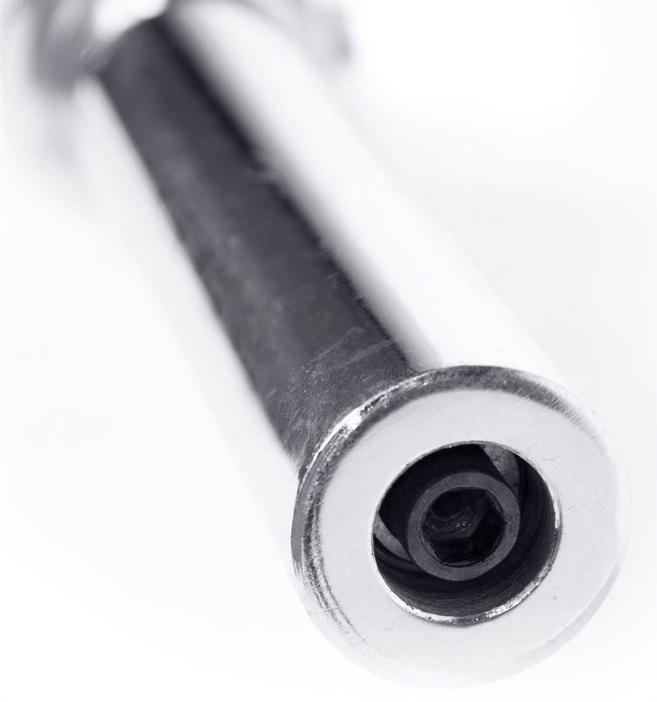 6-Foot Solid Olympic Bar Chrome 2-inch M1969