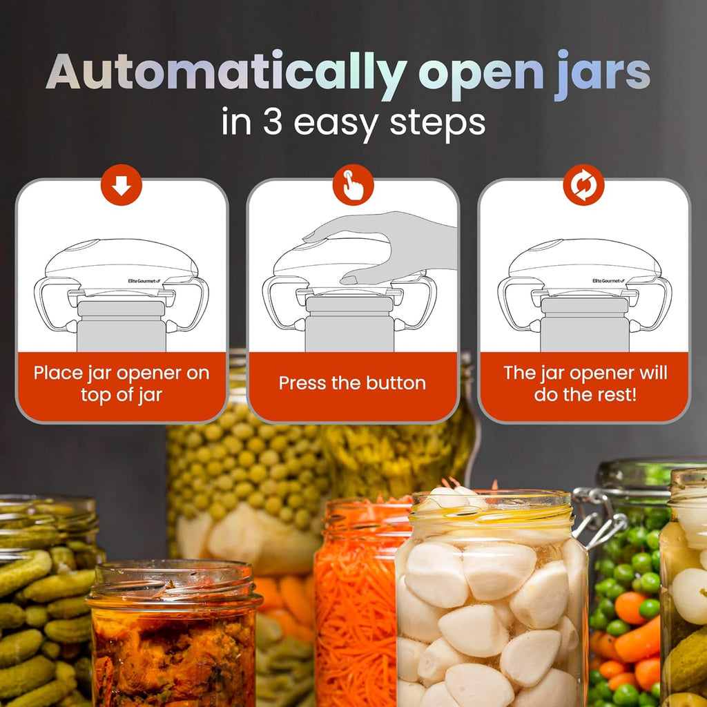 Black/Gray Electric Jar Opener N54477