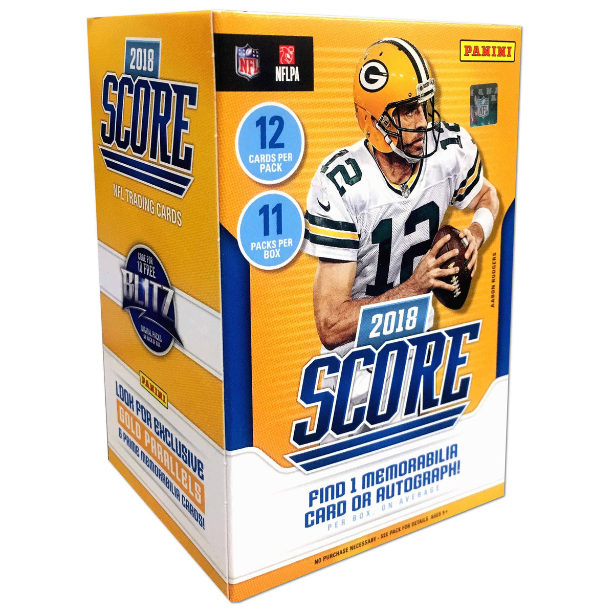 2018 Panini Score Football 11-Pack Blaster Box M3154