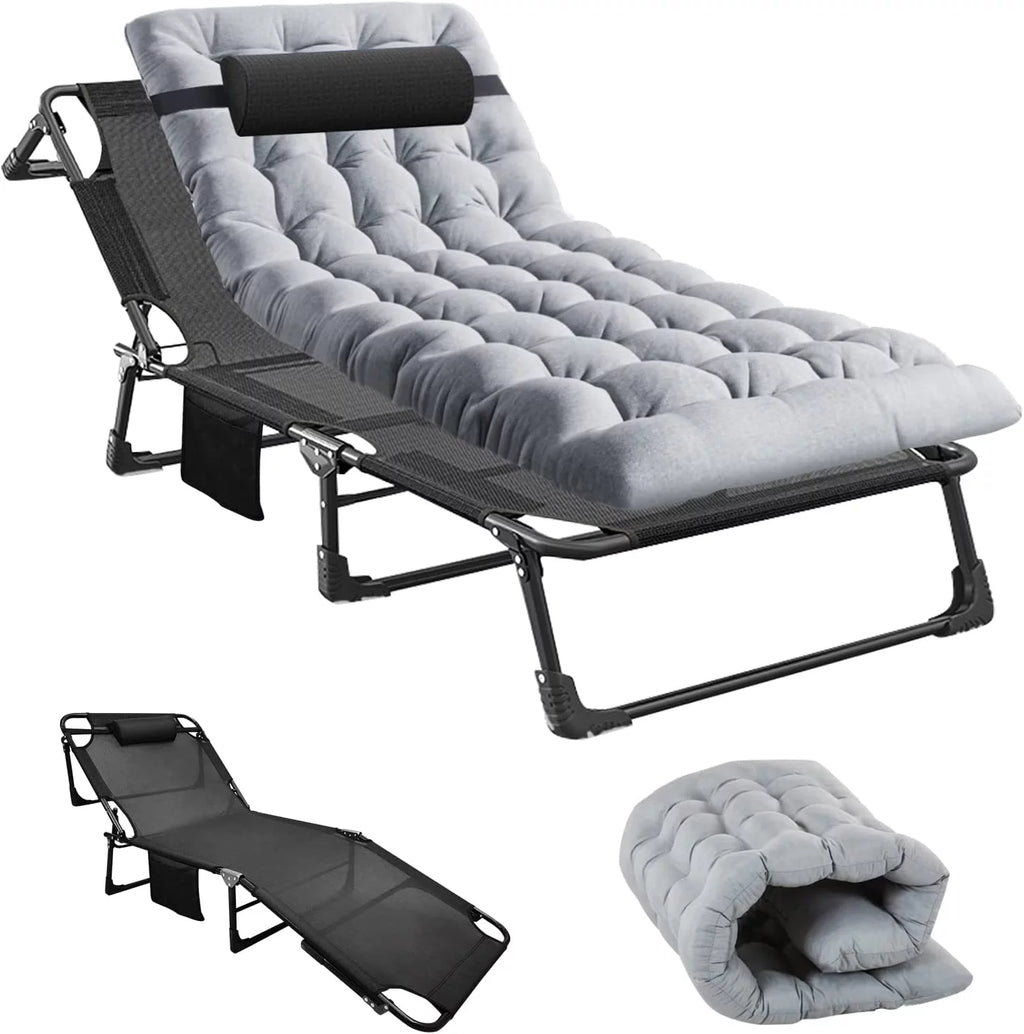 Folding Camping Cot with Pillow W23518