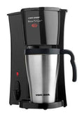 Black Personal Coffeemaker with Travel Mug O323