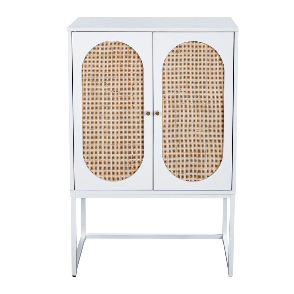 Natural Rattan 2 Door Free Standing Cabinet P16128